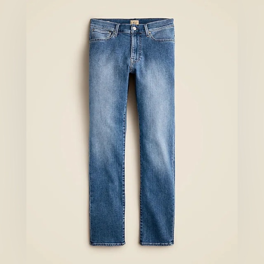 J. Crew- Men's Straight Blue Jeans Size 33